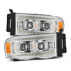 AlphaRex  880568 fits Dodge 02-05 Ram 1500 LUXX LED Proj Headlights Plank Style