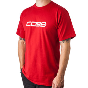 COBB CO-REDCOBB-MED Tuning Logo Mens T-Shirt (Red) - Medium