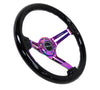 NRG RST-018BK-MC RST-018BK-MC Reinforced Steering Wheel Blk Wood w/Blk Matte