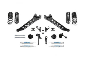 Fabtech K3140 14-18 Ram 2500 4WD 5in Radius Arm Kit w/Perf Shks