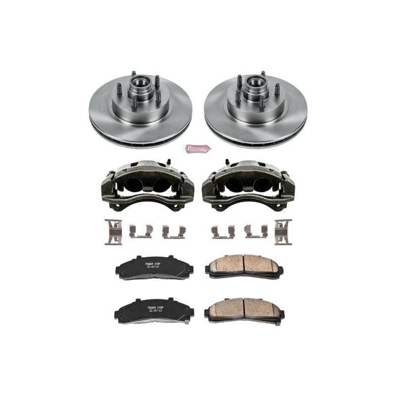 Power Stop KCOE1854 97-01 Mercury Mountaineer Front Autospecialty Kit w/Cals