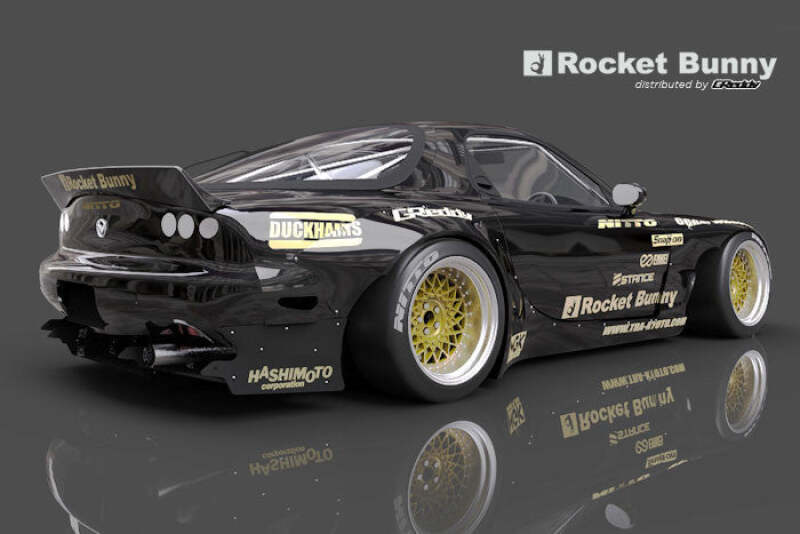 GReddy 17040208 93-96 fits Mazda RX-7 Rocket Bunny Full FD3S Rear Diffuser Kit V