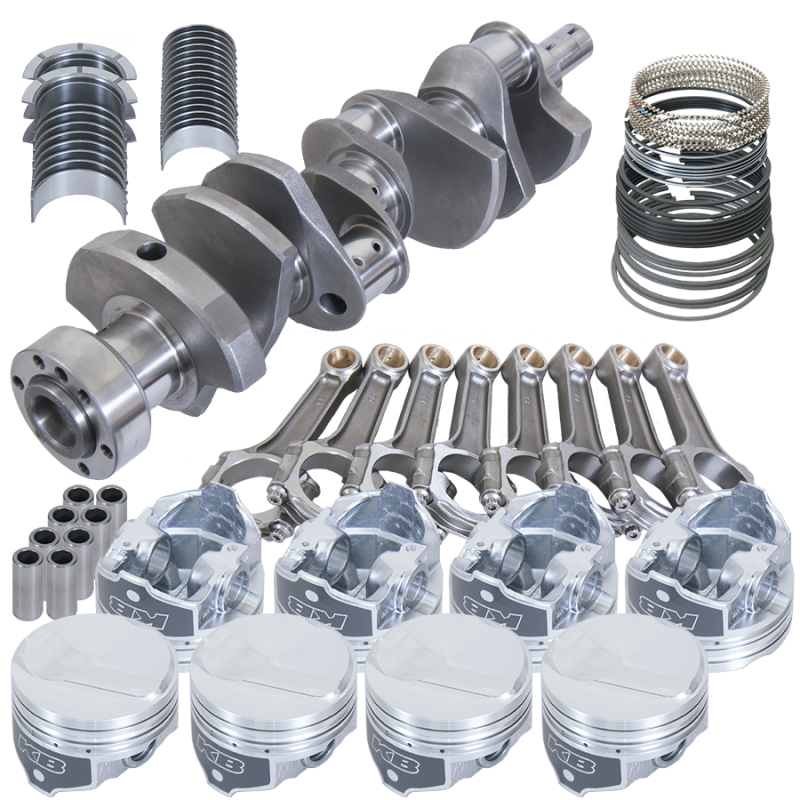 Eagle 18202L070 fits Chevy 454 1Pc 4.000in Crank 6.135in I-Beam Rods 25.5cc Dome 4.320in Pistons Rotating Assembly