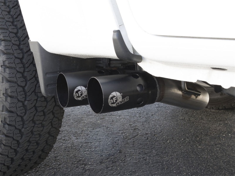 AFE 49-44065-B Series DPF-Back 3in Side Exit SS Exhaust w/ IC Black Tip 2016 fi