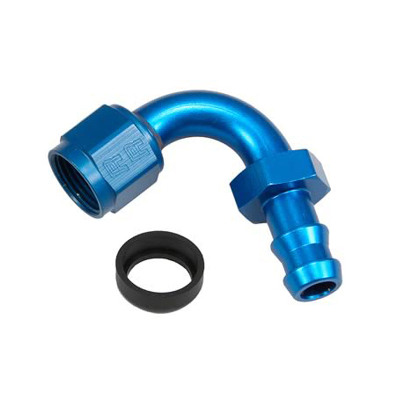Russell 626000 Performance -6 AN Twist-Lok 120 Degree Hose End (9/16in Radius)