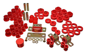 Energy Suspension 2.18103R fits Jeep CJ/CJ7 Red Hyper-Flex Master Bushing Set