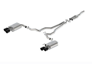 Ford Racing fits 2024 Mustang 2.3L Sport Non-Active Cat-Back Exhaust w/GT Valance - Black Tip