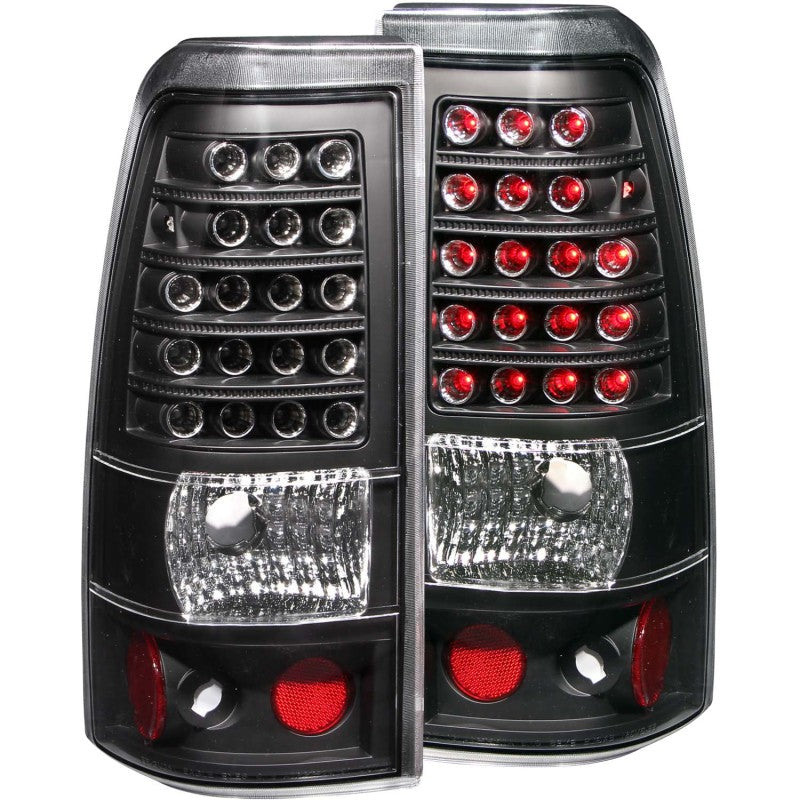 ANZO 311009 2006 fits Chevrolet 03-20 Silverado 1500 LED Taillights Black