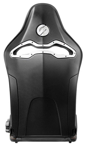 SPARCO 00974ZGLNRRSSX Seat SPX Special Edition Black/Red w/ Gloss Carbon Shell - Left