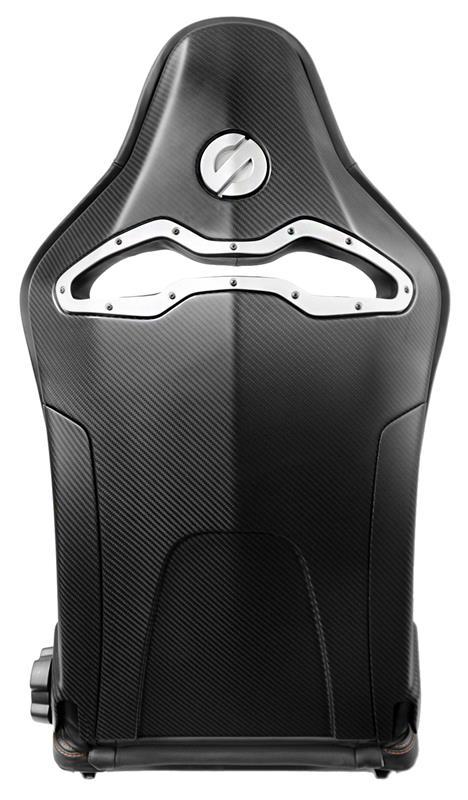SPARCO 00974ZMTNRGRDX Seat SPX Special Edition Black/Grey w/ Matte Carbon Shell - Right