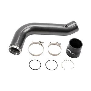 Wehrli 17-19 GM Duramax L5P Passenger Side 3.5in Intercooler Pipe - Sparkle Copper