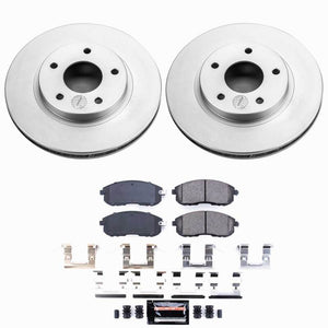 Power Stop 99-01 Nissan Maxima Front Z23 Coated Brake Kit