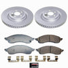 Power Stop 21-24 Ford Edge Front Z17 Coated Brake Kit