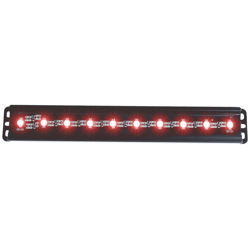 ANZO 861152 Universal 12in Slimline LED Light Bar (Red)