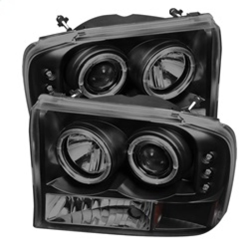 Spyder 5078452 fits Ford 99-04 F250 Super Duty Projector Version 2 LED Halo LED