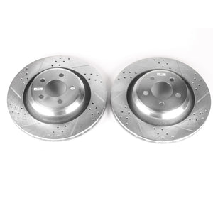 PowerStop fits Chrysler 05-10 300 Rear Evolution Drilled & Slotted Rotors - Pair