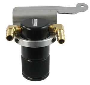 Moroso 85639 11-14 fits Ford Mustang V6 Air/Oil Separator Catch Can - Small Body