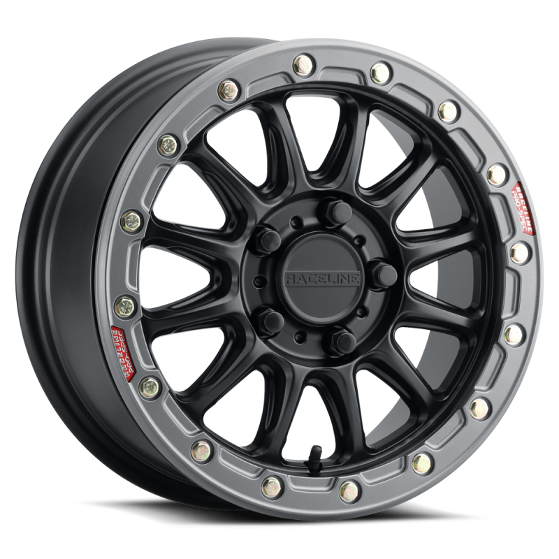 Raceline A14GR-57012+53 A14GR Alpha 15x7in/5x114.3 BP/53mm Offset/68mm Bore - Gu