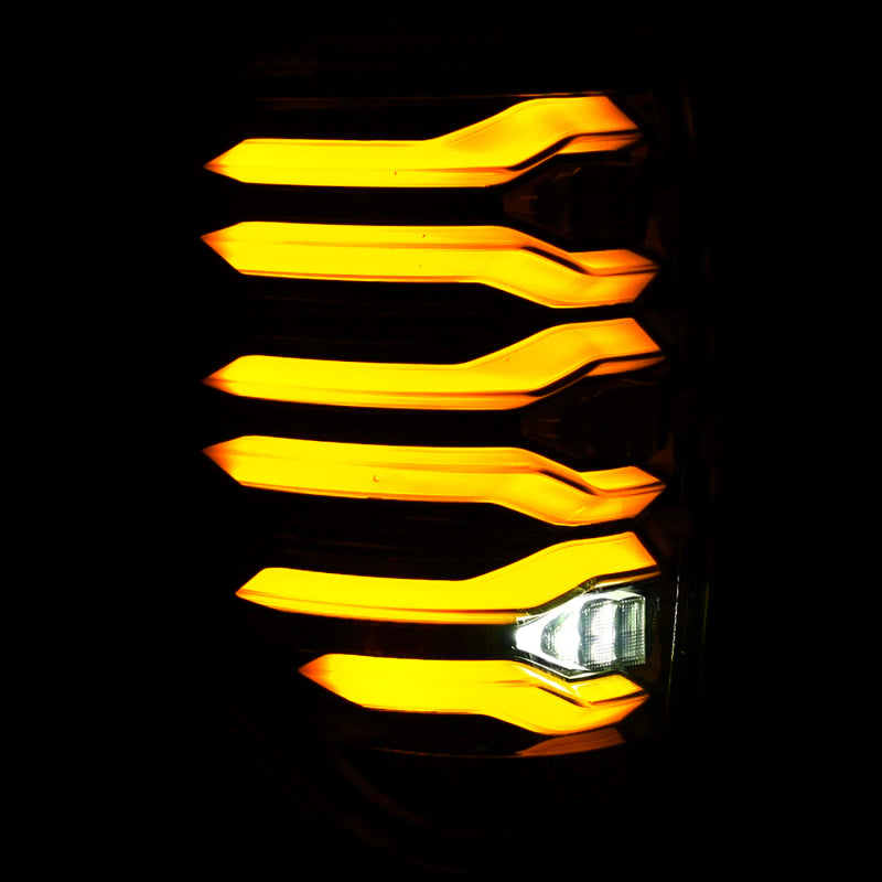 AlphaRex 653070 09-14 fits Ford F150 LUXX LED Taillights - Black Housing