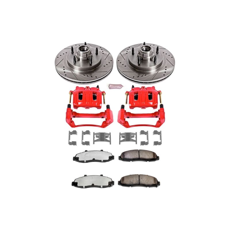 Power Stop KC1863A-36 99-00 fits Ford F-150 Front Z36 Truck & Tow Kit w/Cals