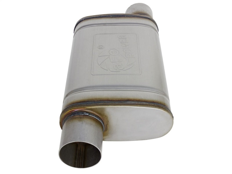 AFE 49M00030 orce-Xp 409 SS Muffler 3in ID Offset/Offset x 4in H x 9in W x 14in