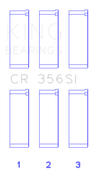 KING KINGCR356SI0.25 fits KING CR356SI0.25 Engine Bearings Smart M 132.910/930