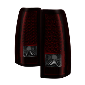 5011763 Xtune fits Chevy 99-02 Silverado 1500/2500/3500 LED Tail Lights Red Sm