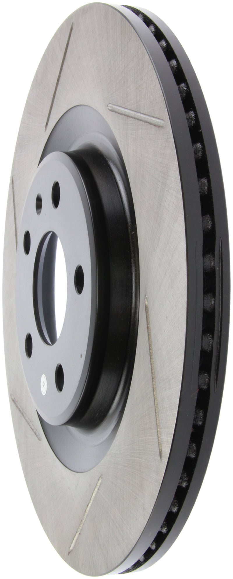 Stoptech 126.33137SR Power Slot 12-13 fits Audi A6 Quattro/11-12 A7 Quattro / 10-13 S4 Rear Right Slotted Rotor
