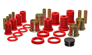 Energy Suspension 3.3140R 75 fits Chevy Monza/Vega Red Rear Control Arm Bushing Set