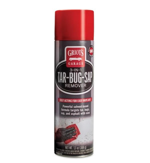 Griots Garage 10897-1 3-In-1 Tar-Bug-Sap Remover - 13oz - Single (Aerosol)