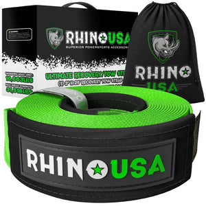 Rhino USA RG-TS3X8-GRN Recovery Tree Saver Strap 3Inx8Ft (Green)