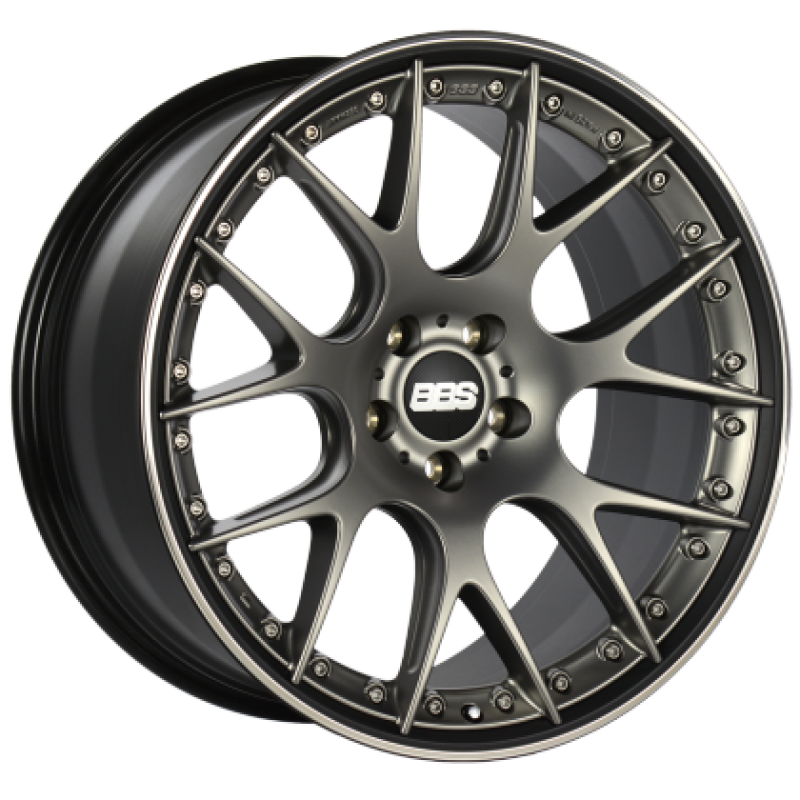 BBS CH7500PBPO CH-RII 22x11.5 5x130 ET50 / 71.6 CB Satin Platinum Center Black Lip SS Rim Protector Wheel