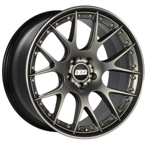 BBS CH7300PBPO CH-RII 22x11.5 5x120 ET34 Satin Platinum Center Black Lip SS Rim Protector Wheel - 82mm PFS Req.