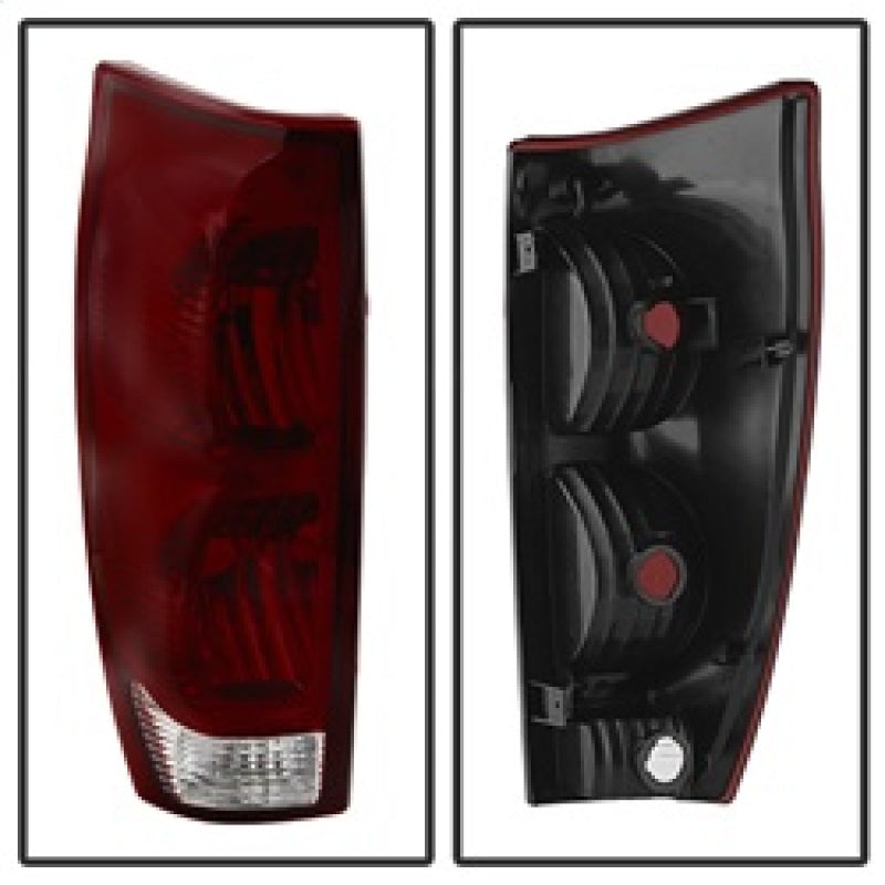 9030512 Xtune fits Chevy 02-06 Avalanche OE Style Tail Lights Red Smoked ALT-J