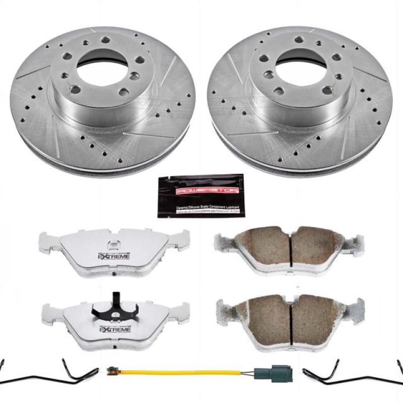 PowerStop K7331-26 87-89 fits BMW 735i Front Z26 Street Warrior Brake Kit