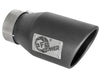 AFE 49T30451-B091 orce-Xp 3in 304 SS Metallic Black Exhaust Tip 3in In x 4-1/2i