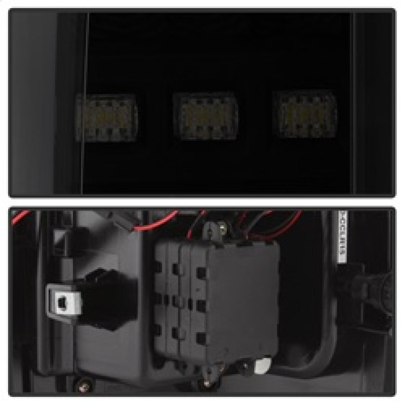 Spyder 5085252 fits Chevy 15-20 Colorado 2017 Light Bar LED Tail Lights - Black