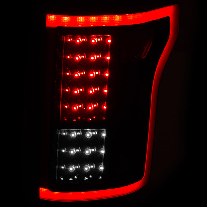 ANZO 311261 2016 fits Ford 15-20 F-150 LED Taillights Black