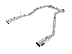 AFE 49-42080-P Bore-HD 3in 409SS DPF-Back Exhaust System w/ Polished Tip fits R