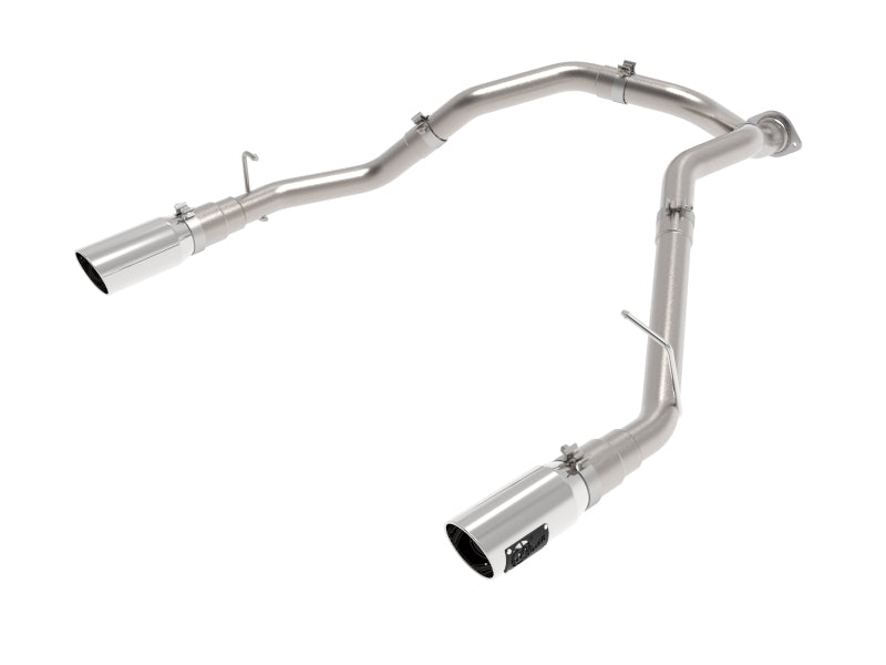AFE 49-42080-P Bore-HD 3in 409SS DPF-Back Exhaust System w/ Polished Tip fits R