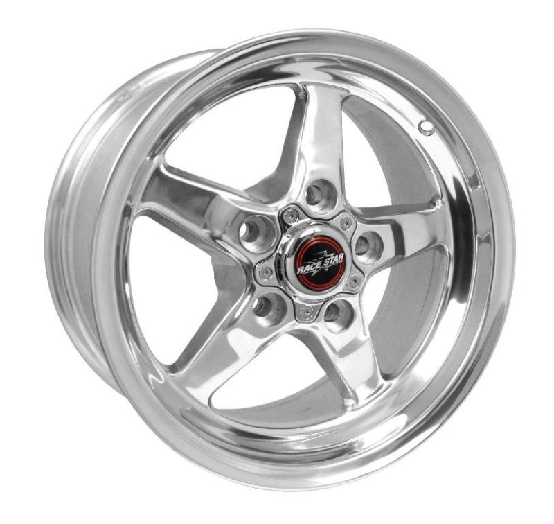 Race Star 92-580150DP 92 Drag Star 15x8.00 5x4.50bc 5.25bs Direct Drill Polished Wheel