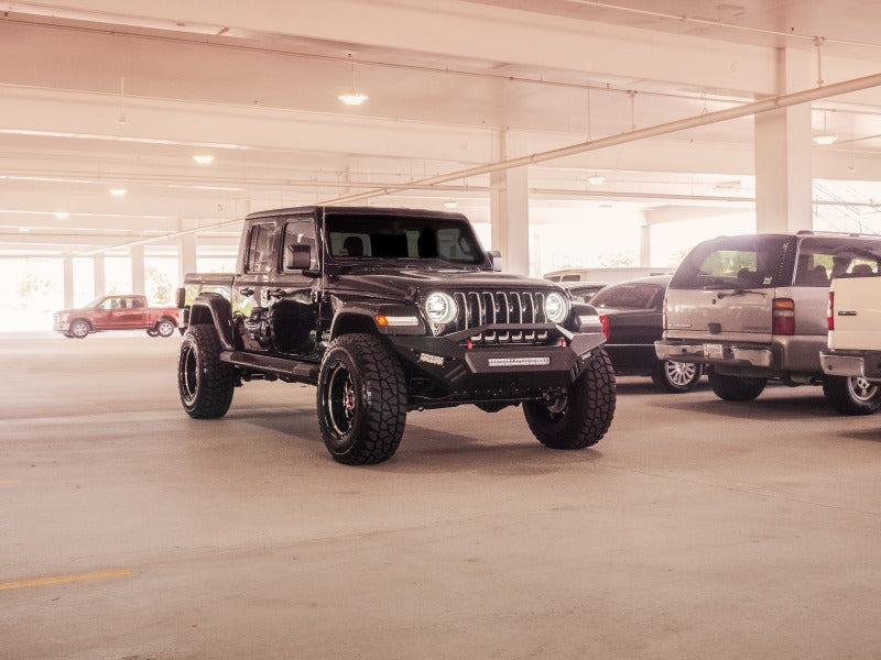 Road Armor 5183XFPRB 18-20 fits Jeep Wrangler JL Spartan Front Bumper Bolt-on w/Pre-Runner Guard - Tex Blk