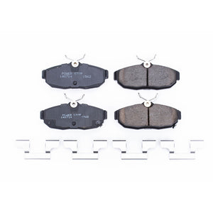 PowerStop 17 fits Ford Mustang Rear Z17 Evolution Ceramic Brake Pads w/Hardware