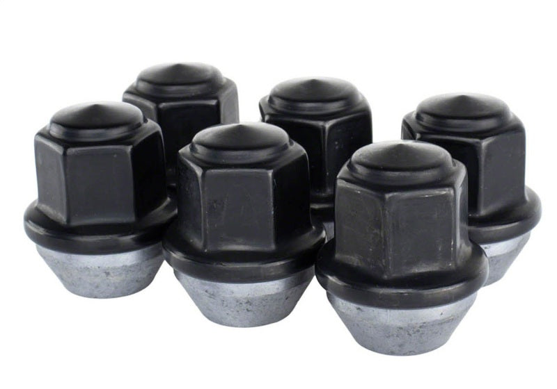 fits Ford Racing M-1012-BR M12 x 1.5 Black Lug Nut - Set of 6