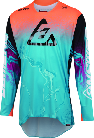 Answer 447629 23 Elite Fusion Jersey Astana/Orange/Rhodamine Youth - Large