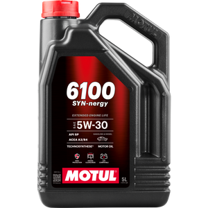 Motul 113145 5L Technosynthese Engine Oil 6100 SYN-NERGY 5W30 - fits VW 502 00 505 00 - MB 229.5