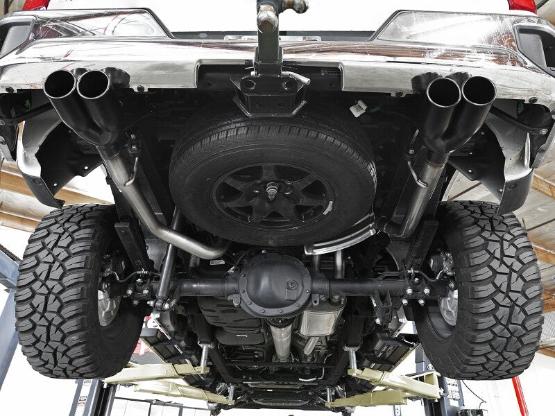 AFE 49-34110-B  Series 3-2.5in 304SS Exhaust Cat-Back w/Blk Tips 2019 fits GM S