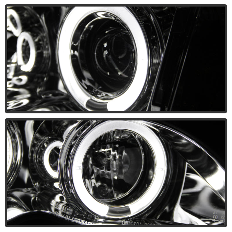 Spyder 5042408 fits BMW 02-05 E46 3-Series 4DR Projector Headlights 1PC LED Hal