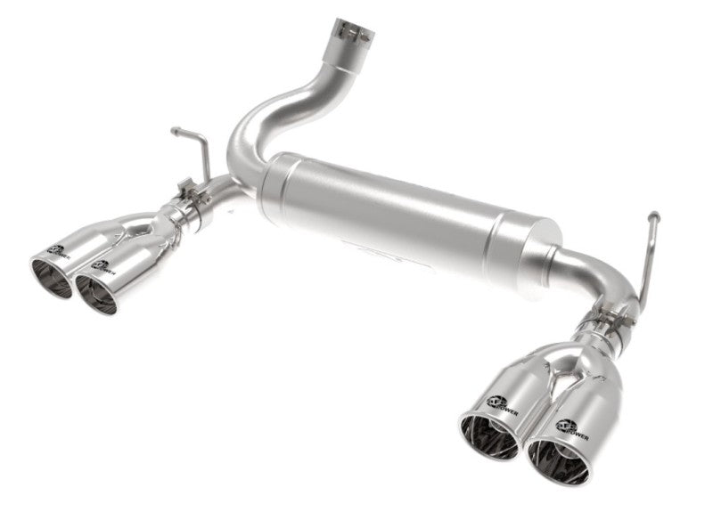 AFE 49-38086-P  Series 2.5in 304 SS Axle-Back Exhaust Polished 07-18 fits Jeep