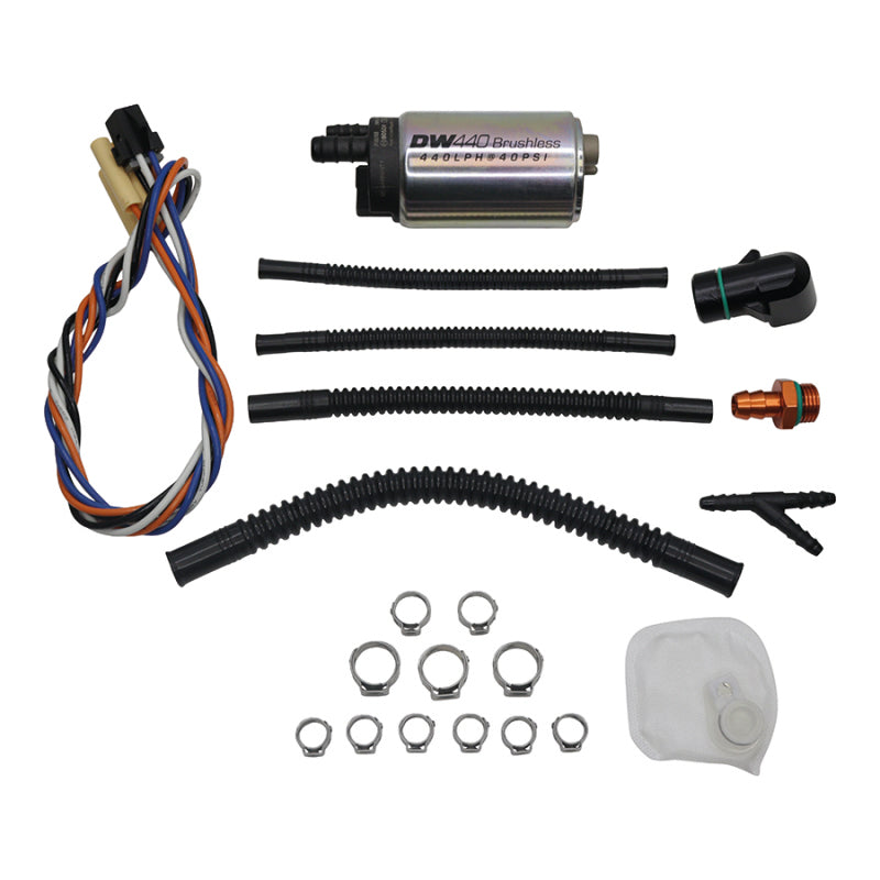 DeatschWerks 9-442-0901 2020+ fits Toyota Supra (A90) DW440 Brushless 440lph In-Tank Fuel Pump w/ Install Kit